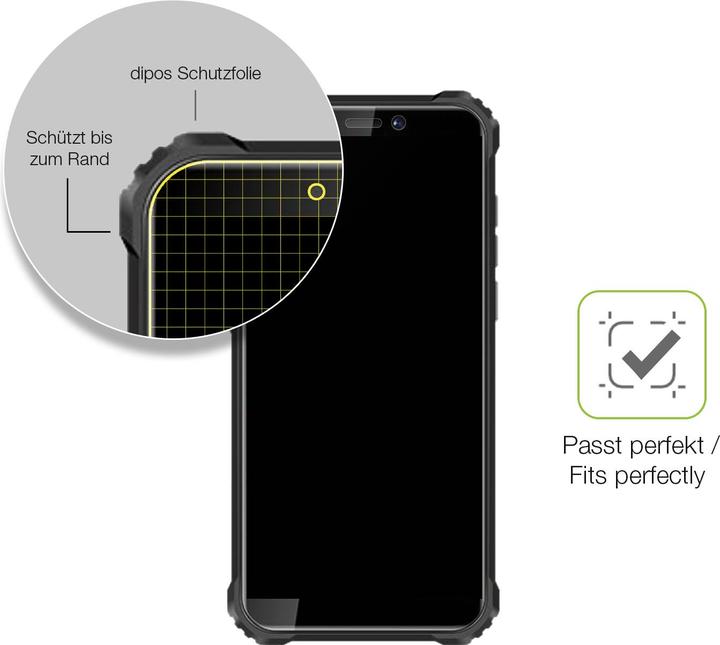 Produktbild Dipos Full Cover Schutzfolie Matt (1 Stück, Oukitel WP5)