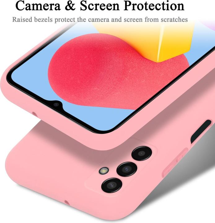 Actual product image Cadorabo TPU Liquid Silicone Case Cover for Samsung Galaxy M13 4G (Samsung Galaxy M13)