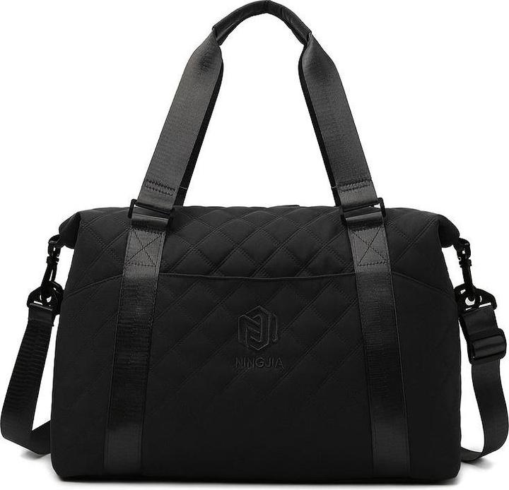Produktbild Only-Bags.Store Grosse Kapazität Travel Duffle Bag mit Argyle-Muster, solide Farbe, Overnight Tote mit
