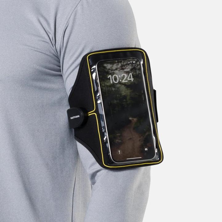 Actual product image Nathan Running wristband for phone "Laser Light 5K"