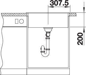 Image du produit Blanco NAYA 6 (Accessoires pour éviers, 61.50 cm, 51 cm)