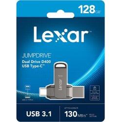 Actual product image Lexar JumpDrive Dual Drive D400 (128 GB, USB-C, USB-A)