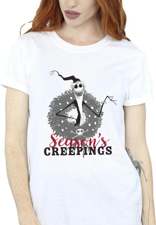 Produktbild Disney The Nightmare Before Christmas Seasons Creepings Wreath TShirt (XL)