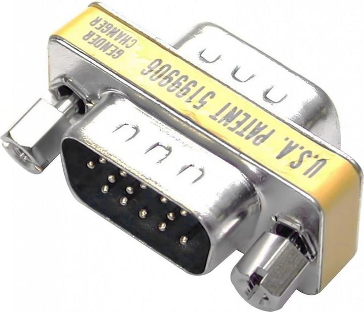 Produktbild StarTech .com VGA Slimline Gender Changer (Sub-D 15, 12.50 cm)