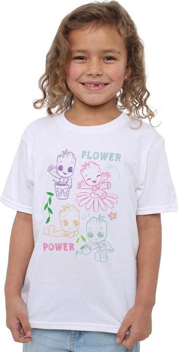 Immagine prodotto Guardians of the Galaxy Flower Power Maglietta Groot Schizzo Bambini (140)