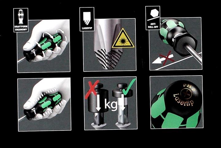 Immagine prodotto Wera Kraftform Big Pack 300 (Torx (TX), Cacciavite a croce PZ, Fessura croce Phillipps (PH))