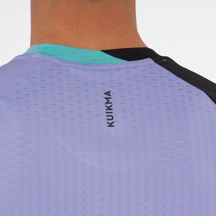 Actual product image Kuikma Men's Padel T-Shirt short sleeve - PTS 900 purple (XL)