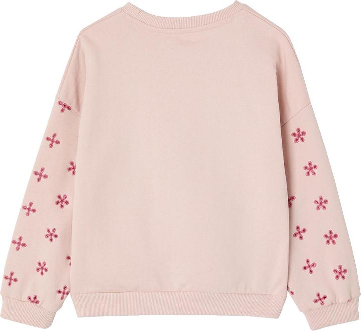 Produktbild Vertbaudet Mädchen Sweatshirt mit Lochmuster, Recycling-Polyester (92)