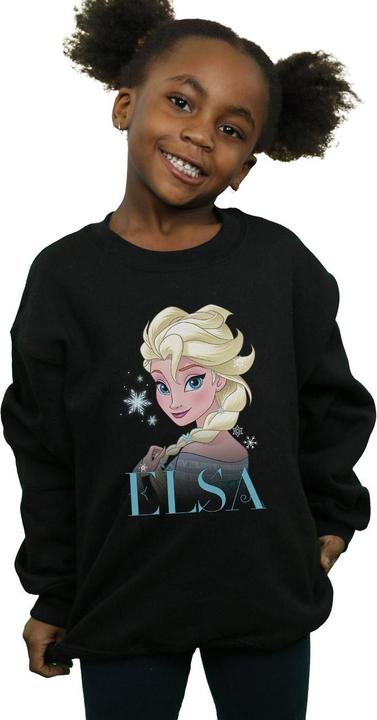 Produktbild Disney Frozen Elsa Snowflake Portrait Sweatshirt Mädchen (152, 158)