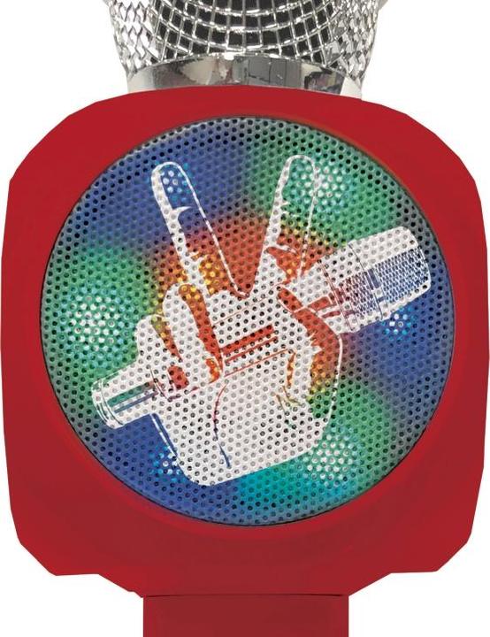 Actual product image Lexibook The Voice Bluetooth Karaoke Microphone with Built-in Speaker, Lights and Voice Change