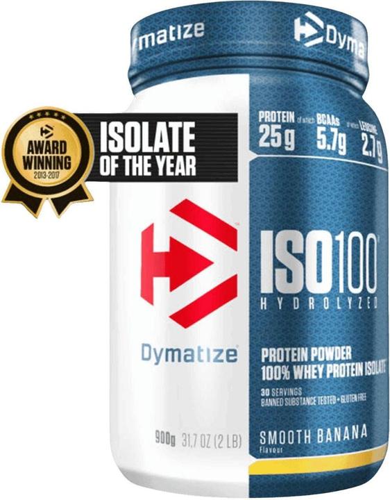 Immagine prodotto Dymatize Iso 100 (Banana liscia, 1 pz., 932 g)