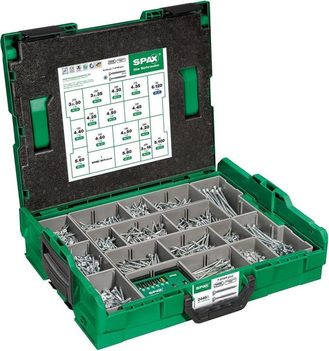 Produktbild Spax Montagekoffer L-BOXX (2445 Schrauben pro Stück)