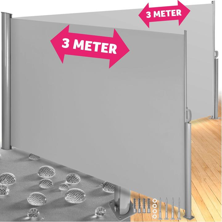 Produktbild tectake Doppel-Seitenmarkise (6 m)