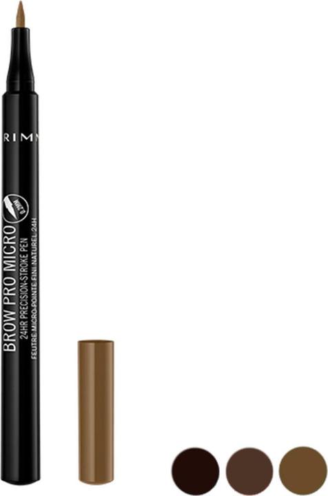 Actual product image Rimmel London BROW PRO MICRO PRECISION pen #002-honey brown (002 Honey Brown)
