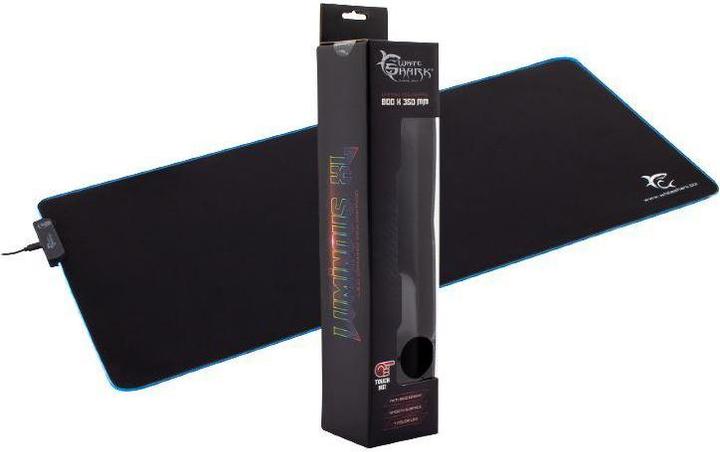 Produktbild White Shark Mouse pad for games with RGB backlight Luminous XL, 800x350x3mm