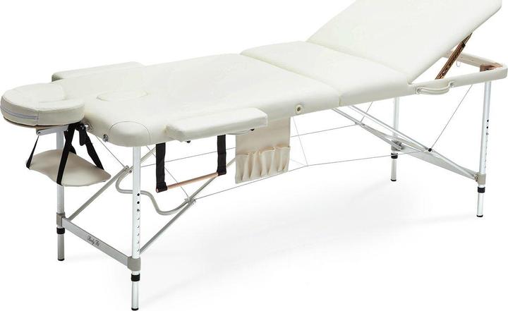 Image du produit Body Fit table, lit de massage 3 sections aluminum beige XXL