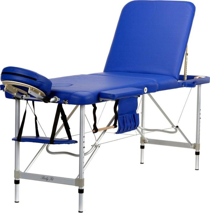 Actual product image Body Fit table, 3-piece aluminum massage bed blue (598)