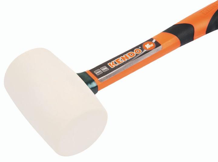 Produktbild Kendo Gummihammer mit Fiberglasstiel (450 g)