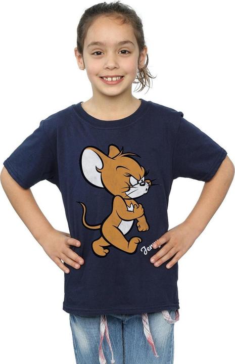 Actual product image Tom & Jerry Girls Mouse Cotton T-Shirt (140, 146)