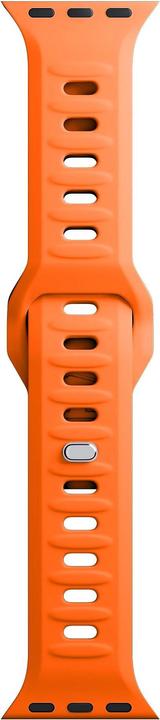 3MK Cinturino in silicone pomarańczowy/ arancione dla Apple Watch 42/44/45/49mm (Silicone, Acciaio inossidabile)