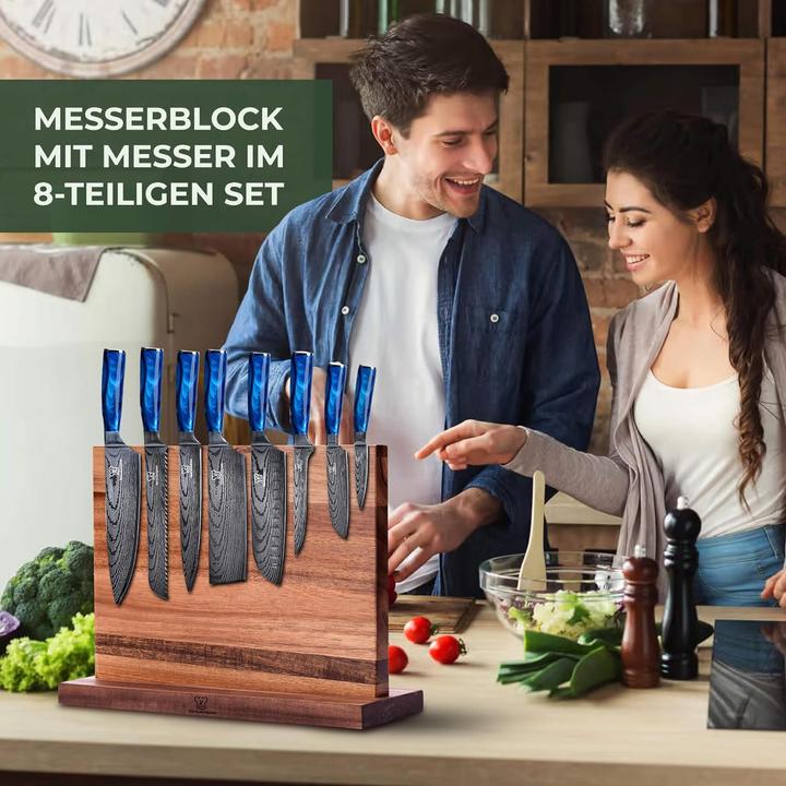 Actual product image Küchenkompane Shiburu knife set with knife block