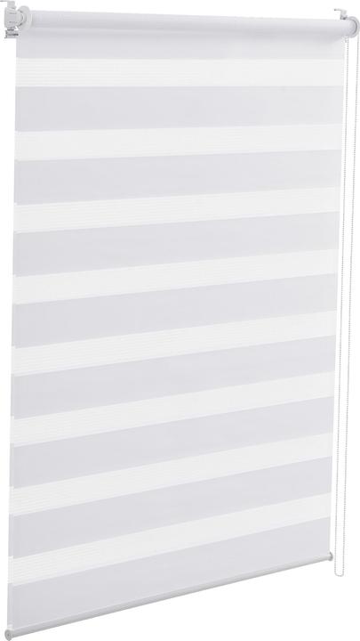 Immagine prodotto En.Casa Tenda a rullo Duo 100x150cm zebrata bianca (100 x 150 cm)