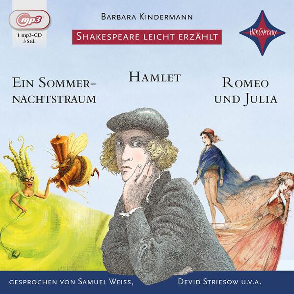 Actual product image Shakespeare easily told: Romeo and Juliet, Hamlet, A Midsummer Night's Dream (Devid Striesov, Jens Wawrczeck, Barbara Kindermann, Samuel Weiss, Klaus Ensikat, German)
