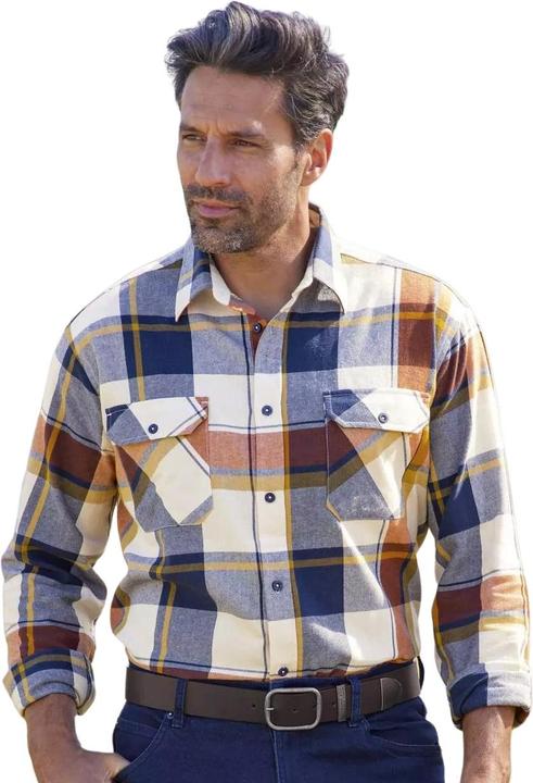 Image du produit Atlas For Men Chemise en flanelle à carreaux pour hommes (L)