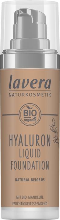 Actual product image Lavera BIO Make-up Liquid Hyaluron N°05 Natural Beige - 30ml - (05)