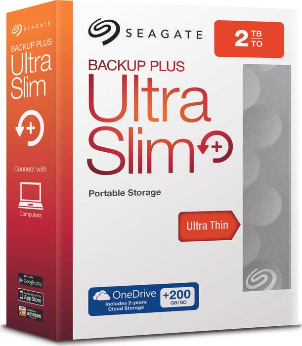 Actual product image Seagate Backup Plus Ultra Slim (2 TB)