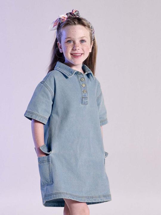 Actual product image Vertbaudet Mädchen Jeanskleid (110)