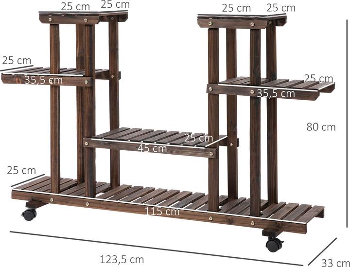 Actual product image Outsunny Plant shelf