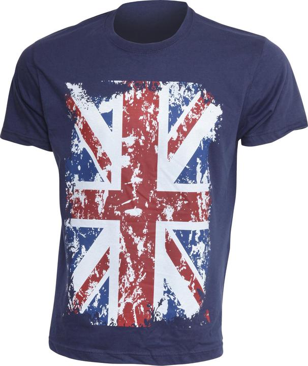 Universal Textiles Freizeit TShirt mit UnionJackAufdruck kurzärmlig 100% Baumwolle