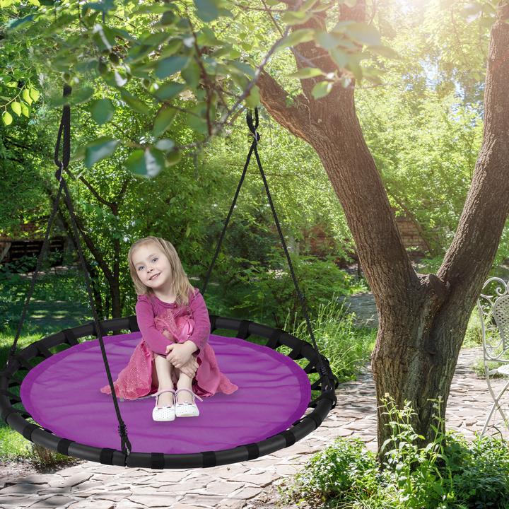 Actual product image Relaxdays 120 cm Nest Swing