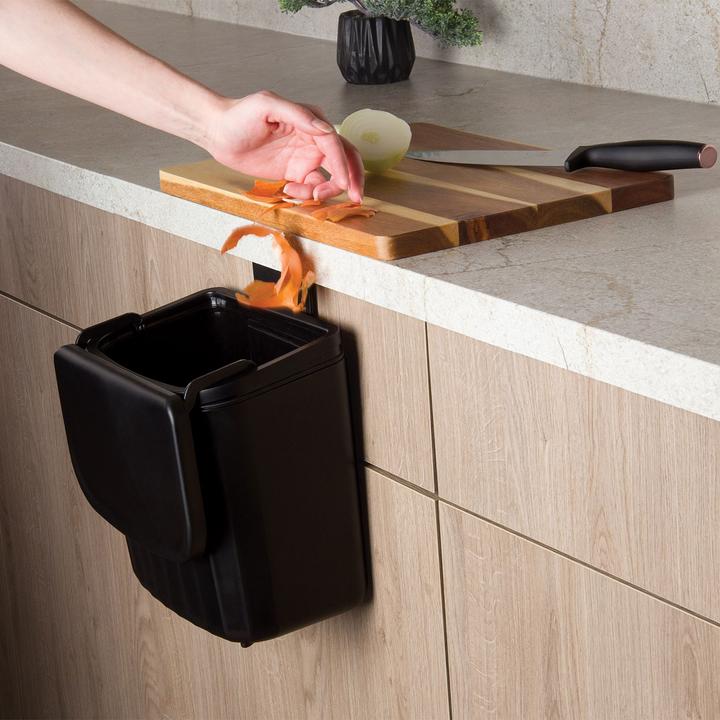 Produktbild BerlingerHaus Mülleimer mit Haken für die Küchenschranktür (7 l)