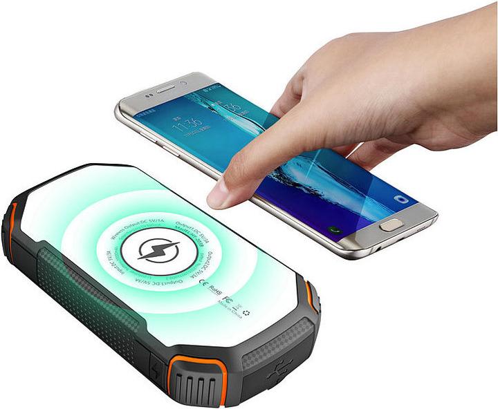Produktbild Revolt Solar-Powerbank mit 20 Ah (20000 mAh, 15 W, 100000 Wh)
