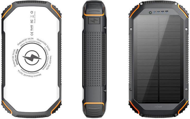 Produktbild Revolt Solar-Powerbank mit 20 Ah (20000 mAh, 15 W, 100000 Wh)