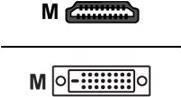 Immagine prodotto M-Cab CAVO DA HDMI A DVI-D NERO 2.0M DVI-D 24+1 FULL HD ORO M/M (2 m, DVI)