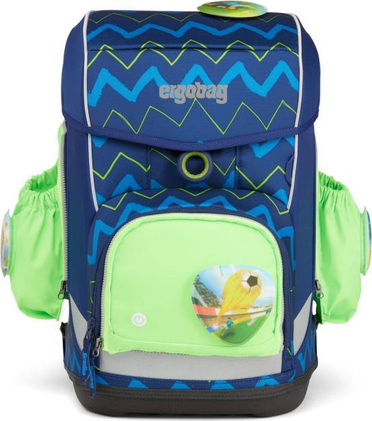 Image du produit Ergobag Fluo LED-Zip Set avec poches latérales Vert
