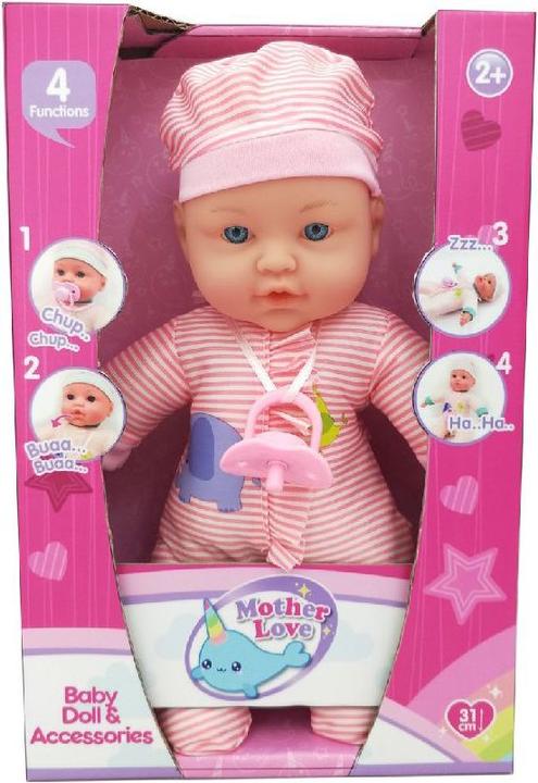 Mother love Zachte Babypop met Functies
