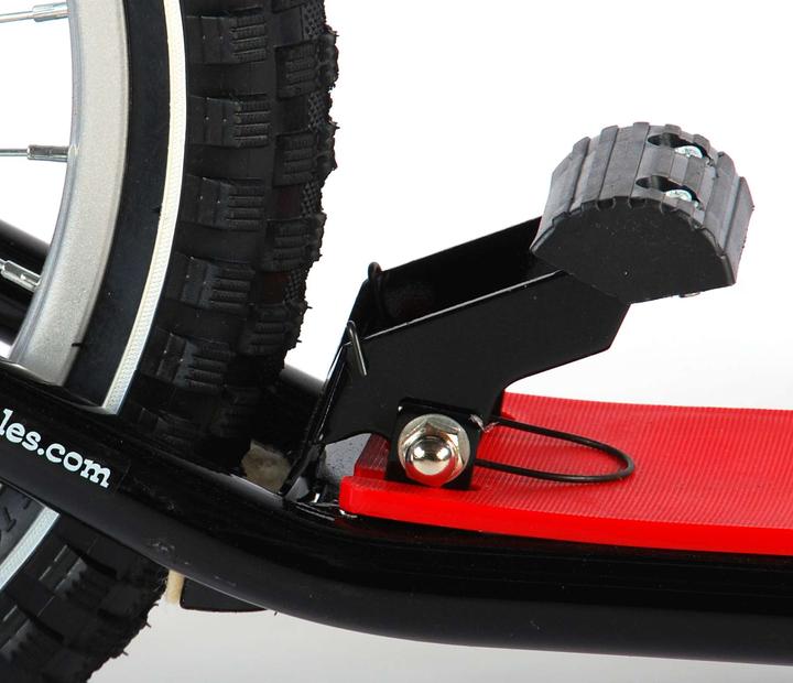 Actual product image Volare Step - Jongens en Meisjes - 16 inch - Zwart/Rood