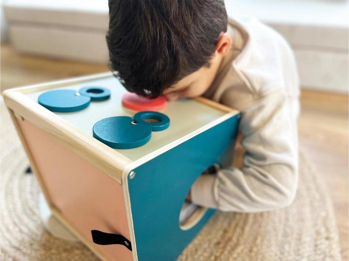 Image du produit small foot Boîte sensorielle en bois avec lentilles Sense
