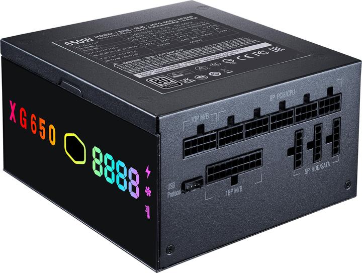 Actual product image Cooler Master Zasilacz XG650 Plus Platinum 650W (MPG-6501-AFBAP-XEU) (650 W)