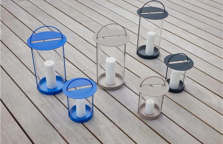 Immagine prodotto Oyoy Soggiorno - Lanterna Maki L - Blu ottico (L300488) (26 x 26 x 49 cm)
