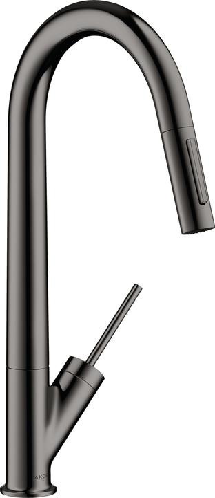 Chrome noir poli