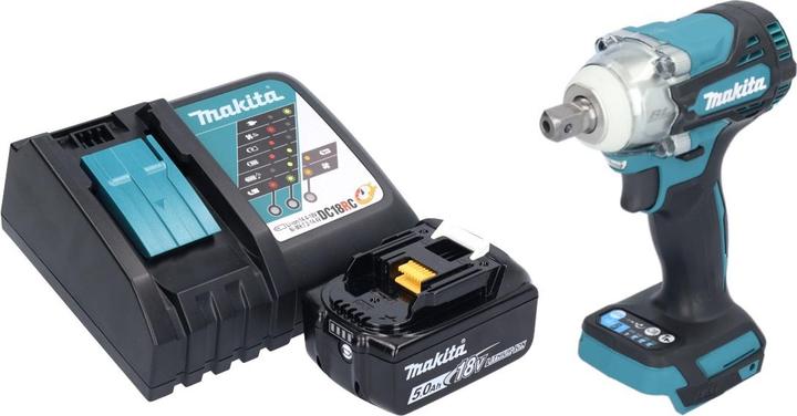 Immagine prodotto Makita DTW 301 RT1 avvitatore a impulsi a batteria 18 V 330 Nm 1/2" brushless + 1x batteria ricaricabile (Batteria ricaricabile)