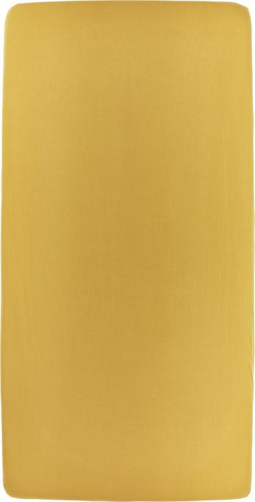 Actual product image Meyco Home jersey fitted sheet 180x210/220 honey gold (220 cm)