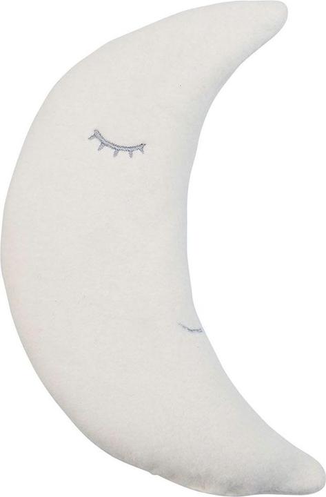 Grünspecht Heat cushion & grain cushion Heat cushion with grape seed filling - Moon (19 x 12 cm)