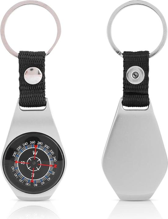 Swissdetector Professioneller Survival-Kompass - Schlüsselanhänger aus Zinklegierung
