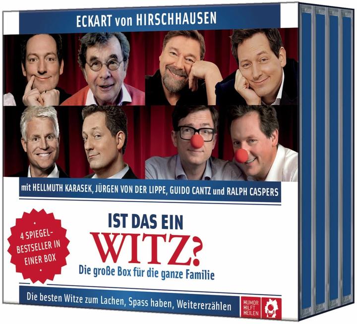 Produktbild Ist das ein Witz? Die grosse Box für die ganze Familie (Hellmuth Karasek, Ralph Caspers, Guido Cantz, Eckart von Hirschhausen, Jürgen von der Lippe, Deutsch)